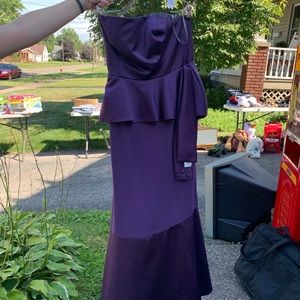 Purple bridesmaid dress